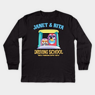 driving school Kids Long Sleeve T-Shirt